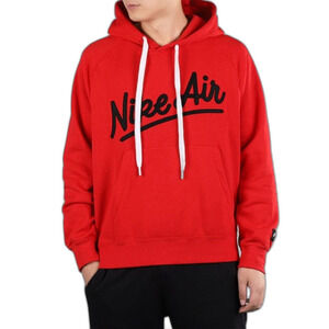 Nike Pullover Vintage Script Hoodie pullover in red size medium